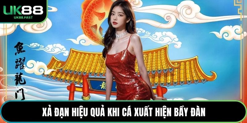 Xả đạn hiệu quả khi cá xuất hiện bầy đàn